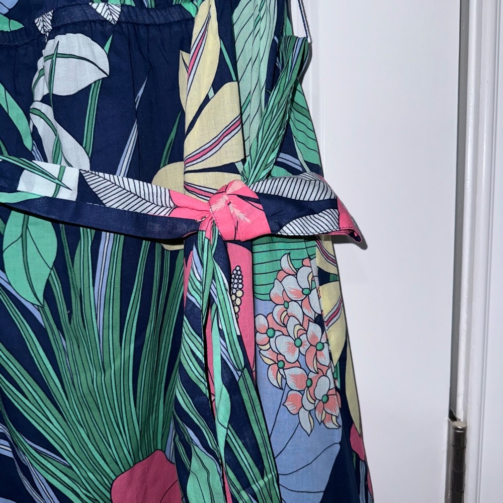 Talbots NWTs blue and pink floral dress. 👗 - Picture 5 of 5